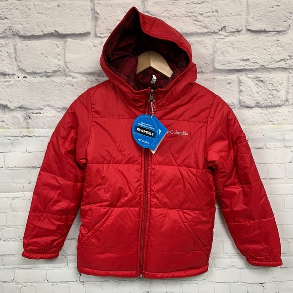 NWT Columbia Youth Ice Chips Reversible Hooded Jacket - Picture 3 of 10